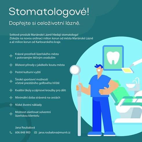 Mariánské Lázně se potýkají s nedostatkem lékařů
