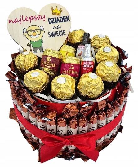 Dort Konafetto Dárkový koš Sada Box Dárek k Narozeninám Jmeniny 30 Stav balení originální