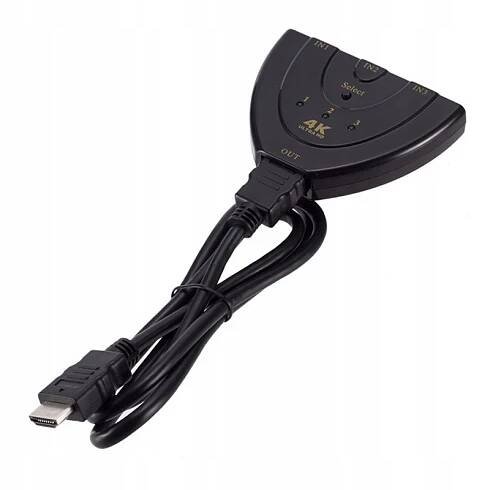 HDMI Splitter 1-3 Port Spínač 3v1 Rozděleč Rozdvojka HDMI Náhled obrázku produktu 14