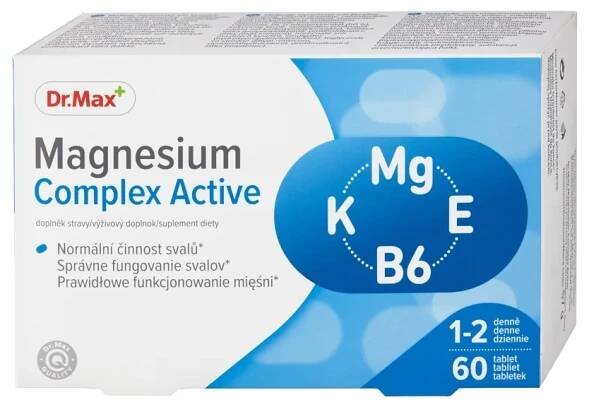 Dr. Max Magnesium Complex Active 1×60 tbl, horčík