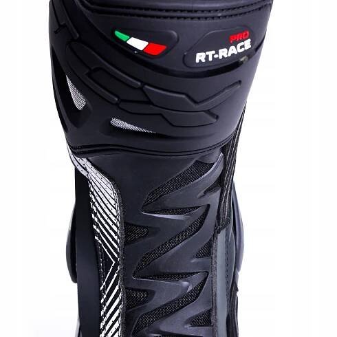 Moto boty TCX RT-Race Pro Air Černo/Bílo/Šedé 45 Typ sportovní