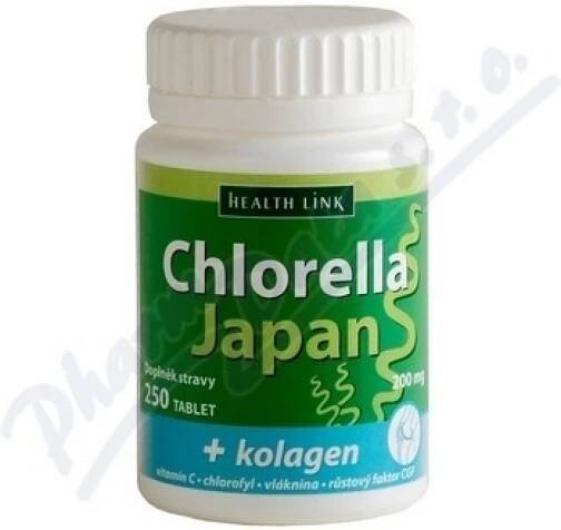 Health Link Chlorella Japan + kolagen 250 tablet