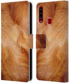 HEAD CASE Flipové pouzdro pro mobil Samsung Galaxy A20s zvíře srst divoká kolekce pes retrívr