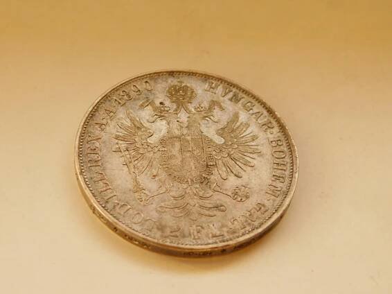 2 zlatnik 1890 - krasny stav!!