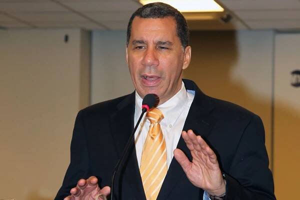 Former New York governor David Paterson had the crowd laughing at Le Cirque.
