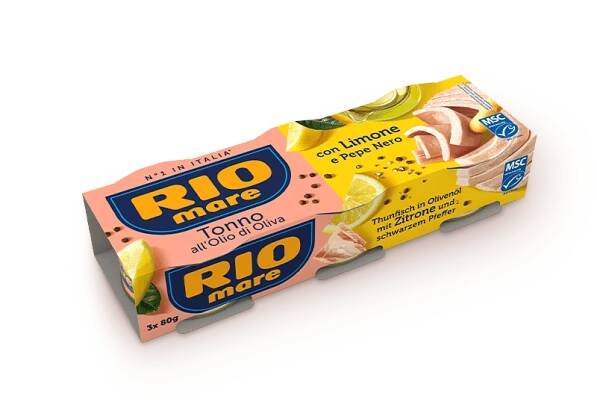 Thunfisch in Olivenöl mit Zitrone und schwarzem Pfeffer - Rio Mare