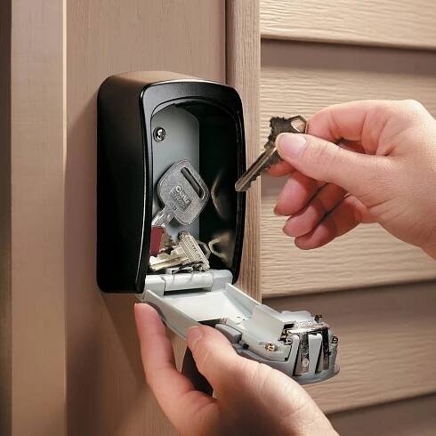 Kazeta na klíče s kódem Masterlock 5401EURD pro pronájem Airbnb Booking Kód výrobce 5401EURD