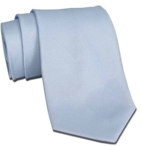 Light Blue Woven Silk Tie
