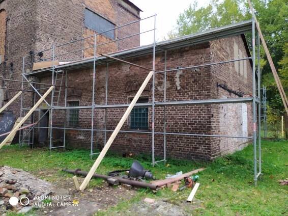 Renovace střechy strojovny jámy Františka