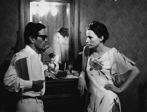 Oidipus král - Z natáčení - Pier Paolo Pasolini, Silvana Mangano