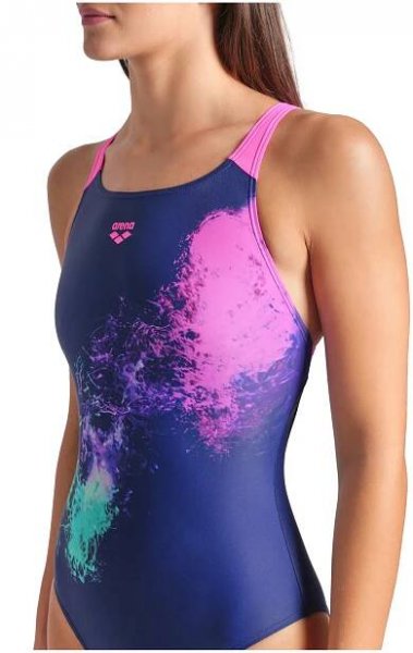 Dámské plavky arena Feel Women's Vibrant Swim Pro Back Swimsuit
