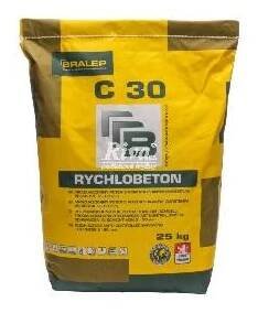 BRALEP C 30, RYCHLETVRDNOUCÍ MALTOVÁ SMĚS, 25 KG