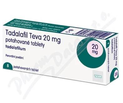 Tadalafil Teva 20mg tbl.flm. 8 I