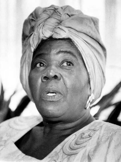 Cedella Booker at a ceremony at Toronto city hall on May 6, 1992 to proclaim Bob Marley Day. 