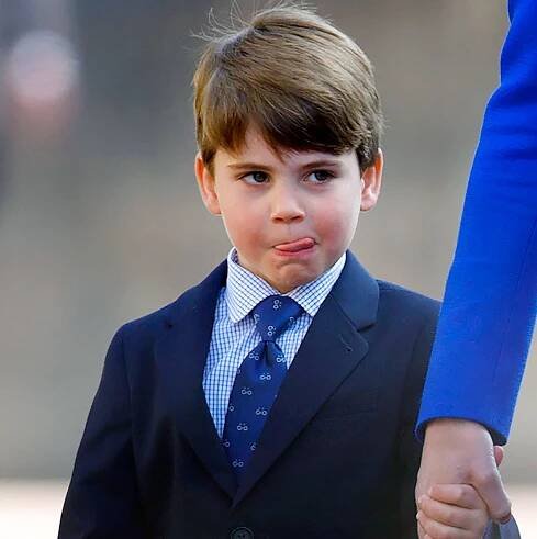Prince Louis Made So Many Adorable Facial Expressions During the Royal Easter Service