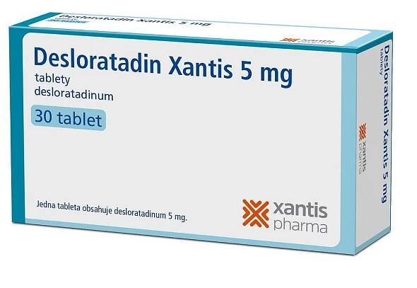 Desloratadin Xantis 5 mg 30 tablet