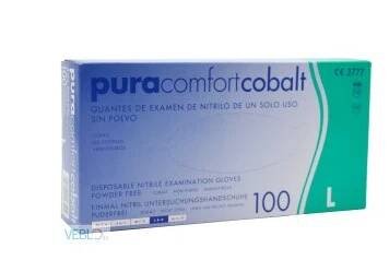 Pura Comfort Cobalt nitrilové rukavice, různé velikosti (100 ks/bal)