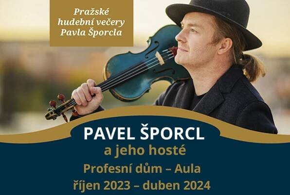 Pražské hudební večery Pavla Šporcla 2023/2024 Pavel Šporcl – Rebel with the Blue Violin