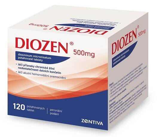 Diozen 500 mg 120 potahovaných tablet