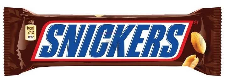 Mars Snickers tyčinka 50g ⇒ 15 Kč - Sušenky a cukrovinky