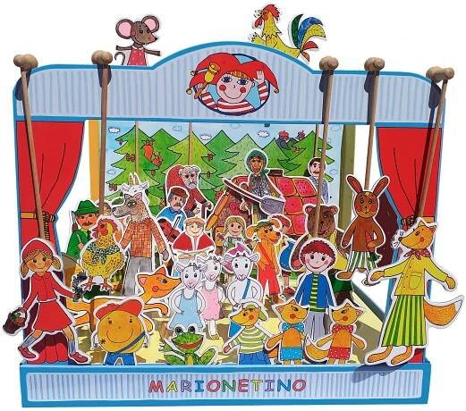 MARIONETINO Loutkové divadlo 30 LOUTEK, 6 pohádek