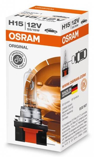 žiarovka H15 12V 55/15W PGJ23t-1 Osram