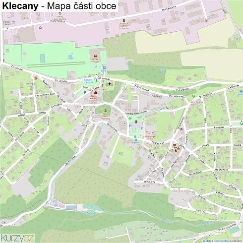 Klecany - mapy | Kurzy.cz
