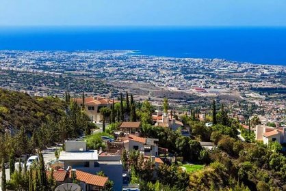 Pohled z hory, limassol, Kypr — Stock obrázek