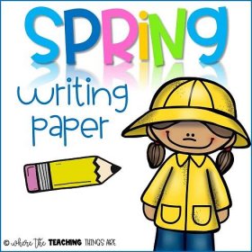 Spring Writing Paper 8x8