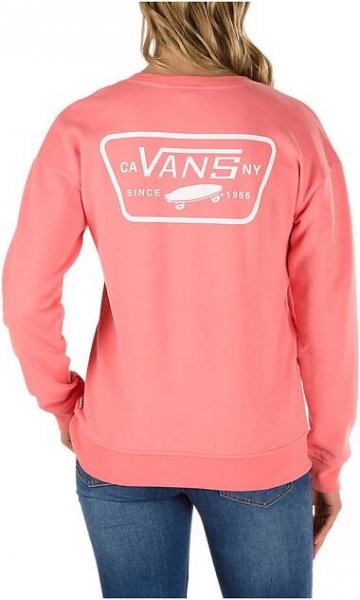 Dámská mikina Vans WM FULL PATCH CREW W oranžová | Snipit.cz