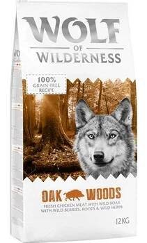 Krmivo pro psa 2x12 kg Wolf of Wilderness granule - Adult Oak Woods - divočák
