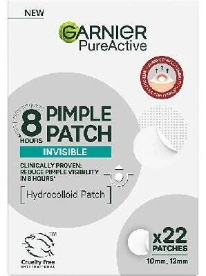 Garnier Pure Active Pimple Patch hydrokoloidní neviditelné náplasti na pupínky 22 ks