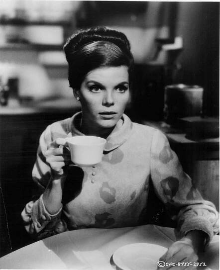 Samantha Eggar Wears A Towel In A Scene From &Amp;Quot;Walk Don'T Run&Amp;Quot; In 1966.
