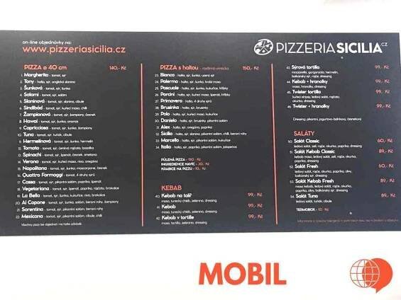 Pizzeria Sicilia - Příbram Viii - pizzerie v příbram viii
