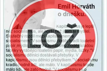 Hoax: Falošný výrok Jiřího Suchého sa šíri s fotografiou Emila Horvátha