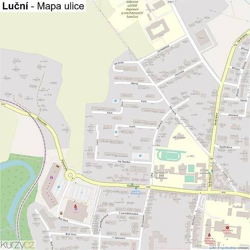 Luční - mapy | Kurzy.cz