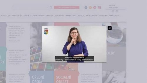 Přelomový krok: Praha 10 si nechala část svého webu přeložit do znakového jazyka