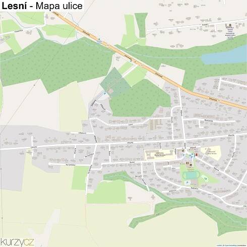 Lesní - mapy | Kurzy.cz