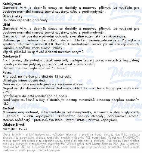 Gastrocid Mint tbl.120 Galmed