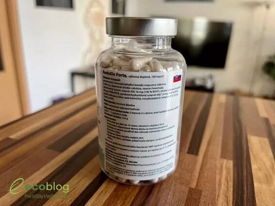 ReduXin FORTE recensita, skúsenosť, test