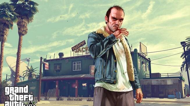 GTA V; screenshot: trevor
