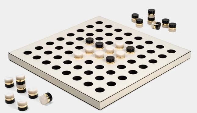Pinetti Luxusní desková hra Reversi v koženém provedení