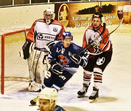Hokejová Krajská liga: HC Strakonice -  OLH Spartak Soběslav 3:4.