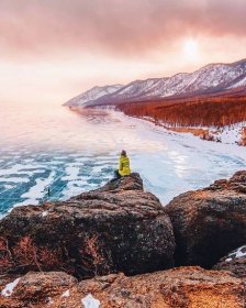 Úžasné fotky zamrzlého jezera Bajkal - Ochutnejte Česko