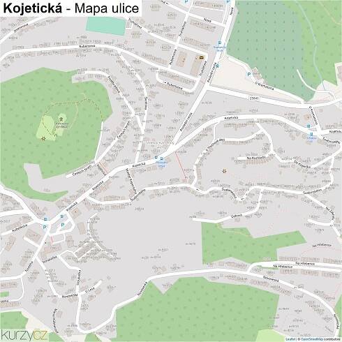 Kojetická - mapy | Kurzy.cz