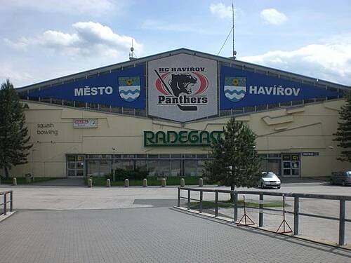 Zimní stadión v Havířově se starým logem