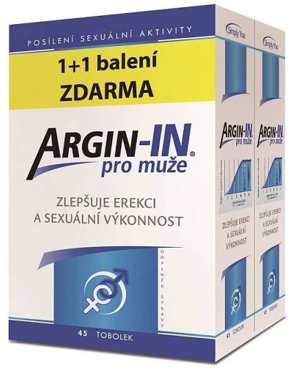 Argin-IN pro muže 45+45 tobolek zdarma