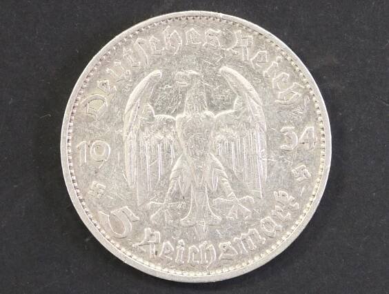5 Marek 1934 D, J.357_ - Numismatika - - Numfil