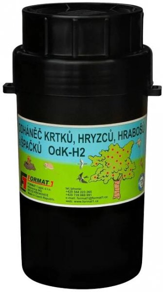 Plašič krtků,hryzců a hrabošů OdKH2, 400m2 | Consulta 