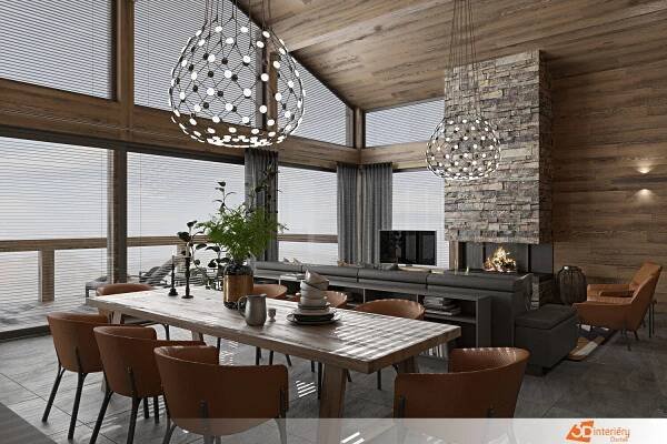 Galérie obývacích pokojů - Návrhy interiérů, interierstudio3D.cz